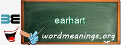 WordMeaning blackboard for earhart